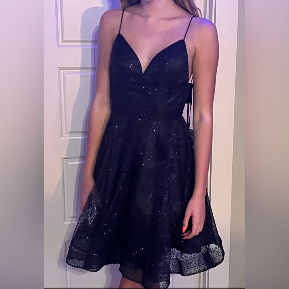 Black sparkly Cocktail. This is stock photos of white.